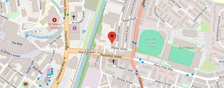 Map of ESP - School Playground Equipment Supplier, Eastham Place, Burnley, UK