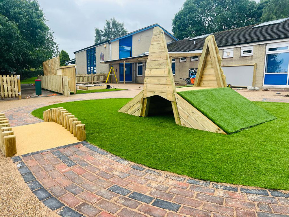 This New Playground in Leeds at Bardsey Primary School is Outstanding