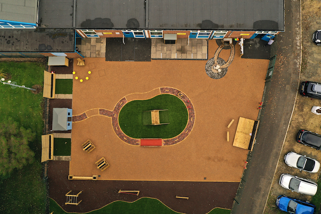 Ofsted said “This is Outstanding” The Rookeries School Early Years Playground in Pontefract