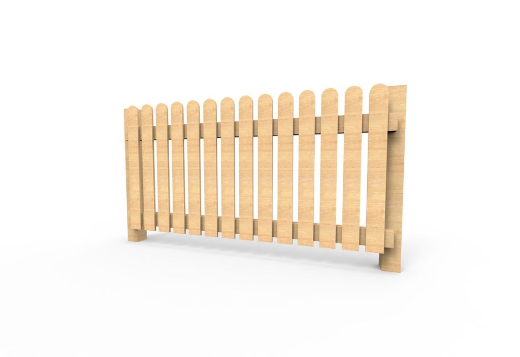 Picket Fencing (per m) – (1.0m high)