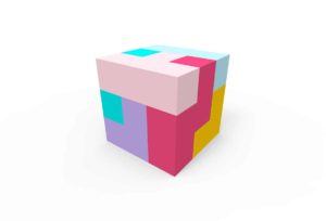 an image of a Soma Cube