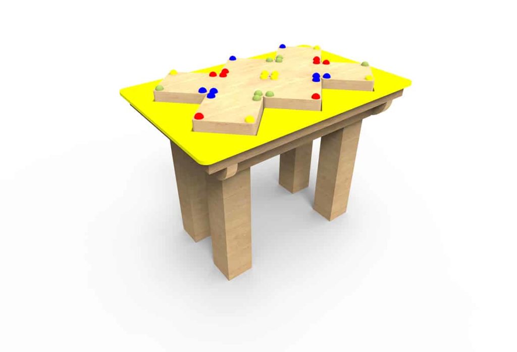 Colour Puzzle Table