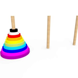 an image of a Tower Puzzle (6x Disks)