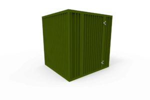 an image of a Storage Container - Green - (2.1m x 3m)