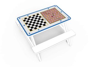 an image of a Small Table Top Snakes & Ladders, Chess - incl Game Pieces