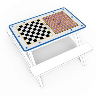 an image of a Small Table Top Snakes & Ladders, Chess - incl Game Pieces