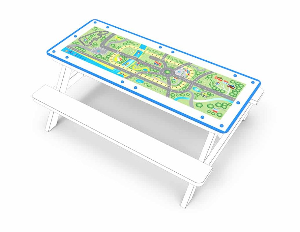 Table top – Large – Roadway