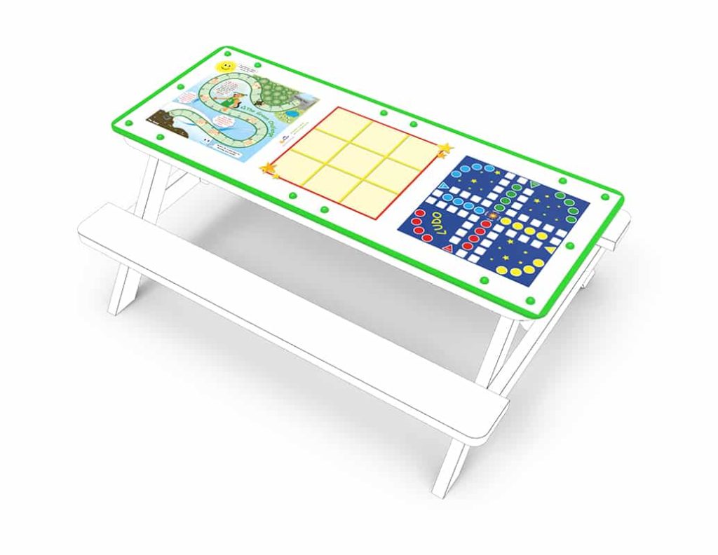 Table top – Large – O’s & X’s, Ludo and Green Challenge