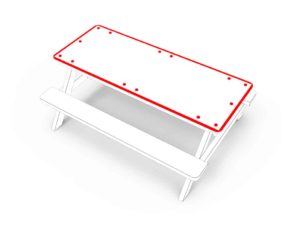 an image of a Table top - Large - Whiteboard