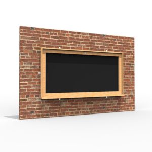 an image of a Large Outdoor Chalkboard - Wall Mounted - MISC093