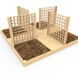 an image of a Digging Pits with Trellis Screens