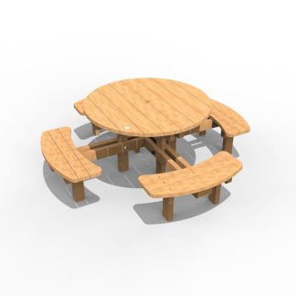 an image of a Circular Picnic Table