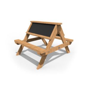 an image of a Chalkboard Easel Picnic Table
