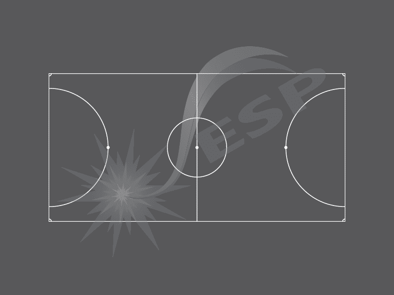 Court – Football – White