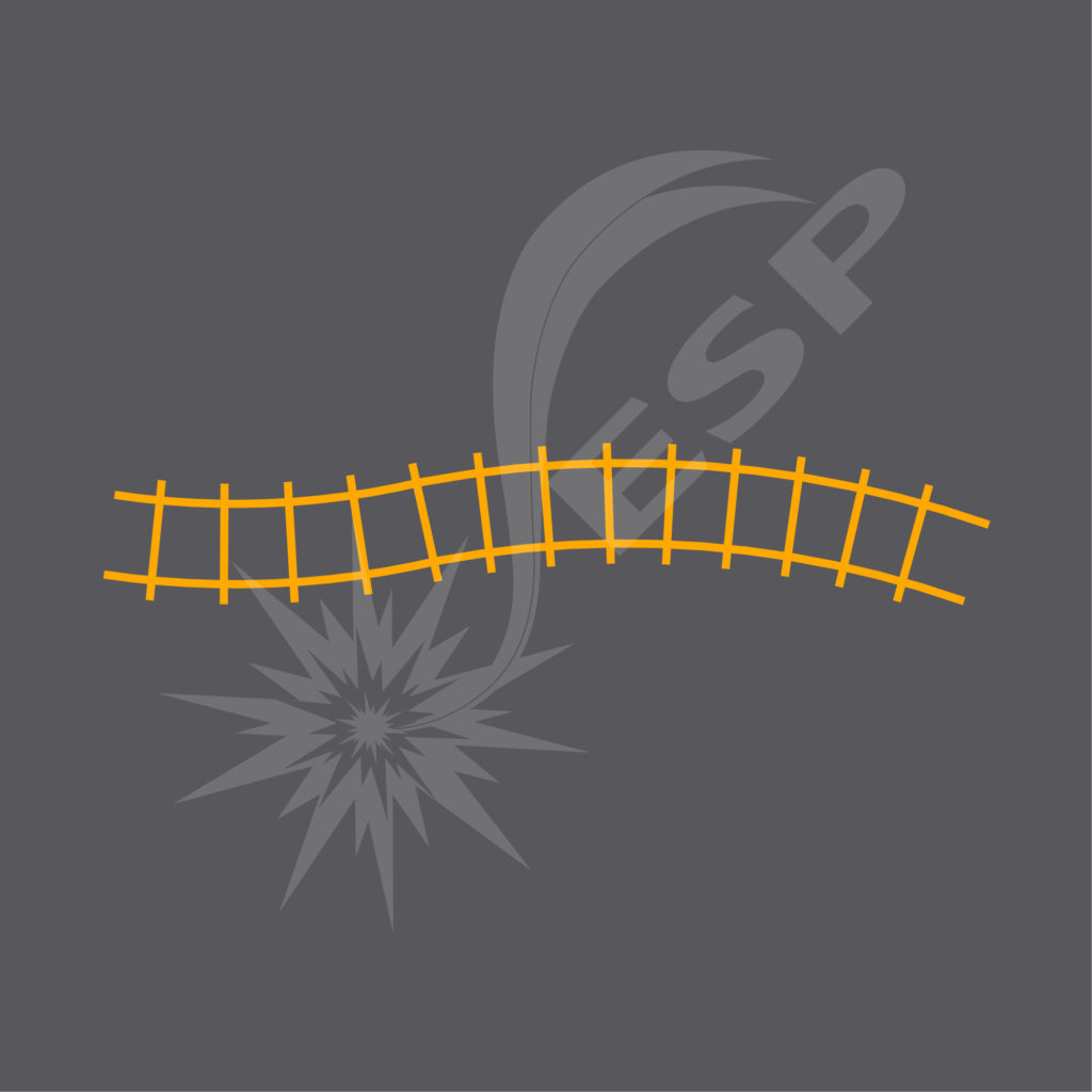 Orange Wavy Number Ladder