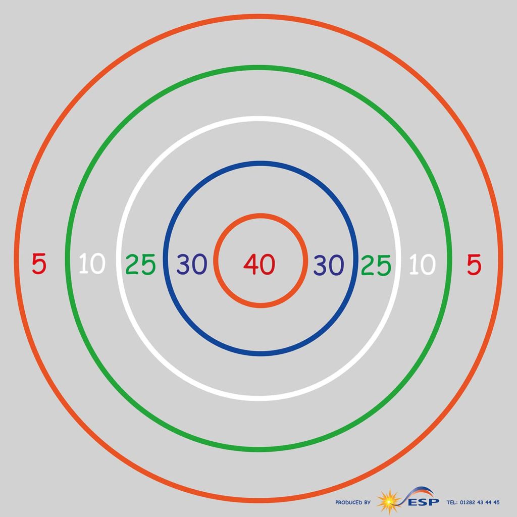 Wall Board – Silver Target