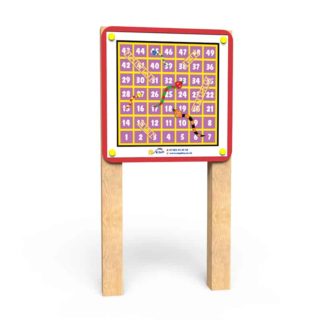 an image of a Magnetic Game Board - Post Mounted - Snakes and Ladders