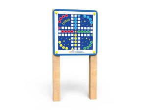 an image of a Magnetic Game Board - Post Mounted - Ludo