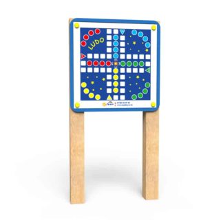 an image of a Magnetic Game Board - Post Mounted - Ludo