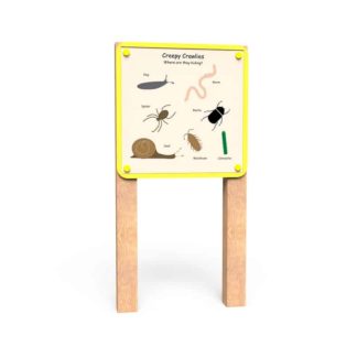 an image of a Nature Board - Post Mounted - Creepy Crawlies