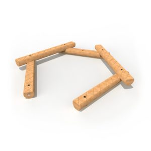 an image of a Log Amphitheatre - One Tier