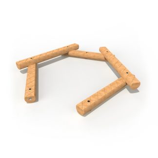 an image of a Log Amphitheatre - One Tier