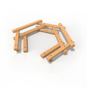 an image of a Log Playground Amphitheatre - Two Tier