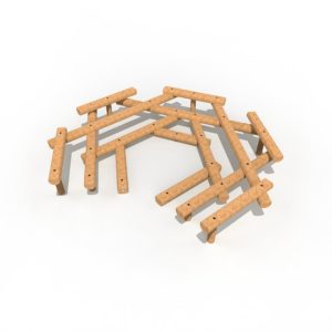 an image of a Log Amphitheatre - Three Tier