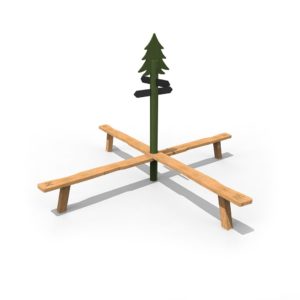 an image of a Crooked Compass Tree Seat