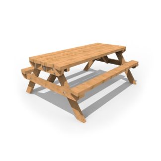 an image of a Crooked Picnic Table - Large