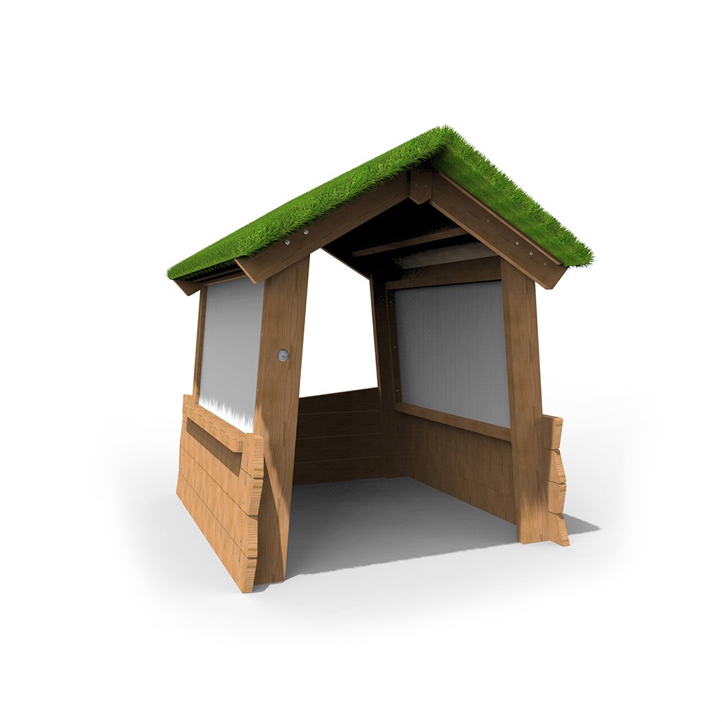 Forest Play Hut – With Mark Making