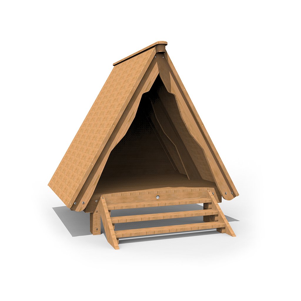 Raised Woodland Role Play Hut