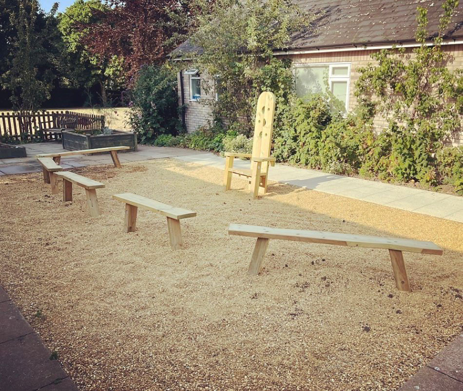 An Amazing Outdoor Classroom Space at Walsham Le Willows Primary School in Bury St Edmunds, Suffolk