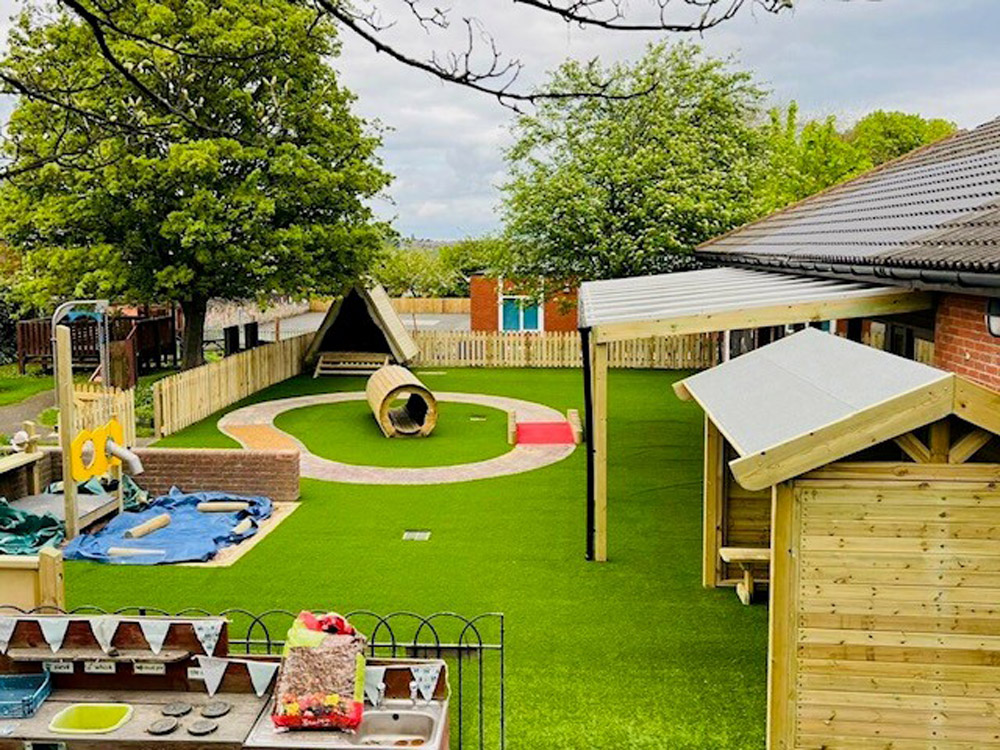 A New Playground in Gateshead at Brandling Primary School
