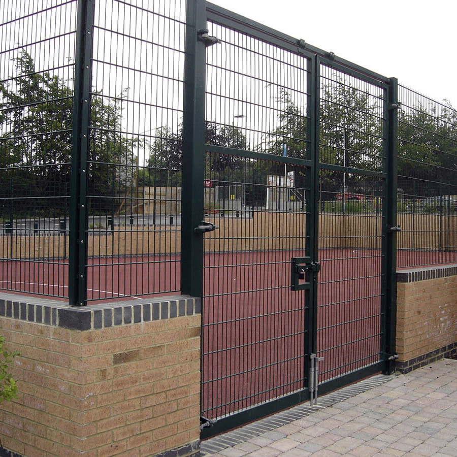 MUGA Double Wire Sports Fencing Gates