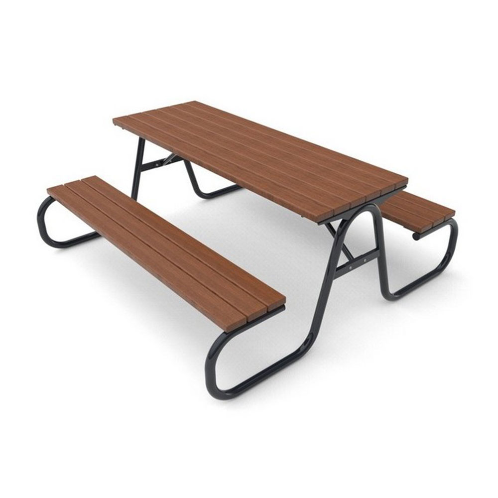 Steel Bench and Table