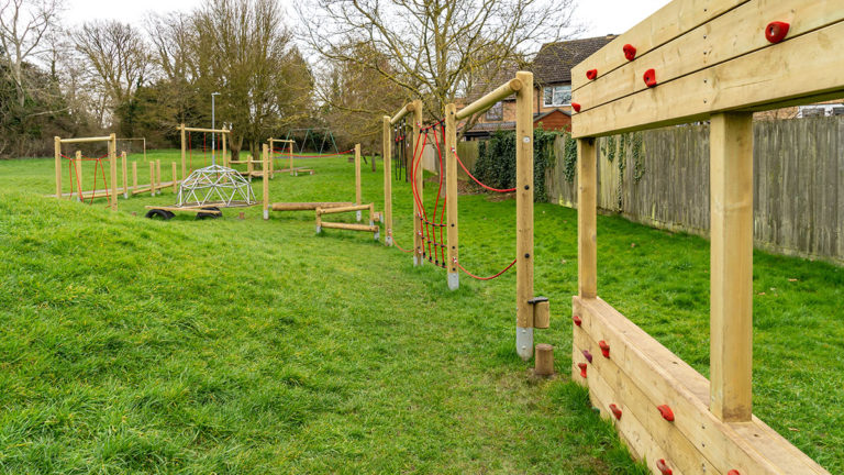 Sherington Village Parish Council Welcomes New Natural Play Area by ESP PLAY