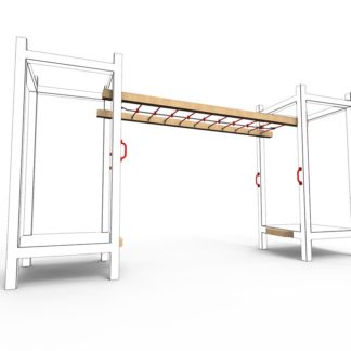 Inclined Overhead Ladder Net