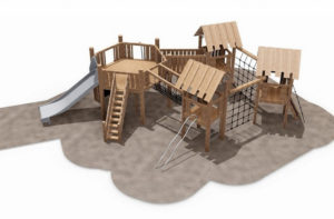 Robinia Fort Play Tower