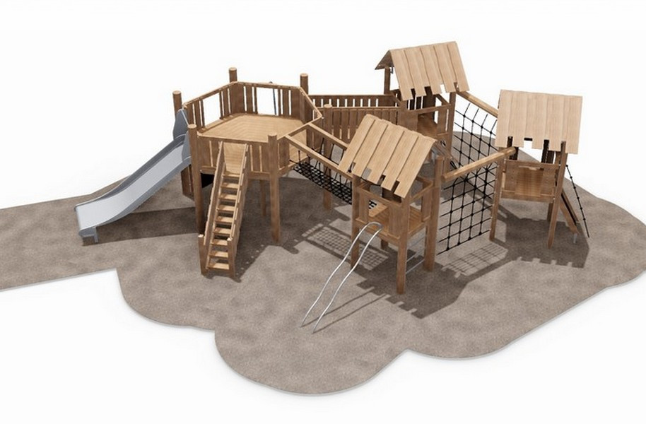 Robinia Fort 2 Play Tower