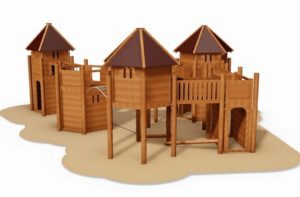 Robinia Fort 3 Play Tower