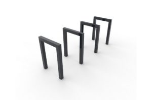 an image of Scandi Cycle Rack - 4 Modules (Installed into Ground)