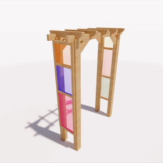 Sensory Archway - x6 Coloured Panels