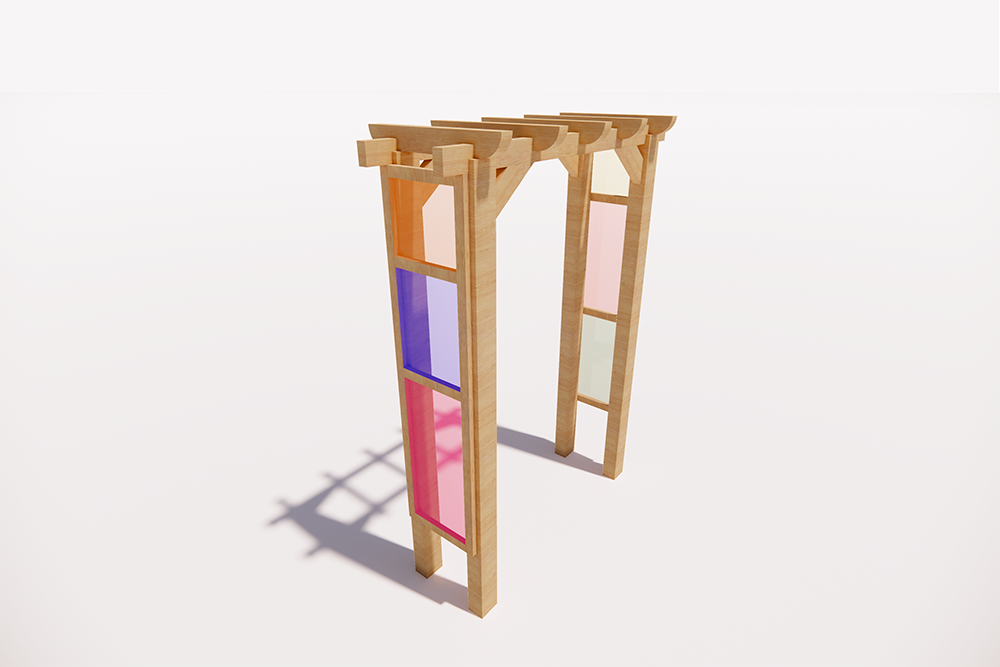 Sensory Archway – x6 Coloured Panels