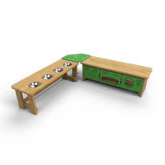 Mud Kitchen Corner Style 7