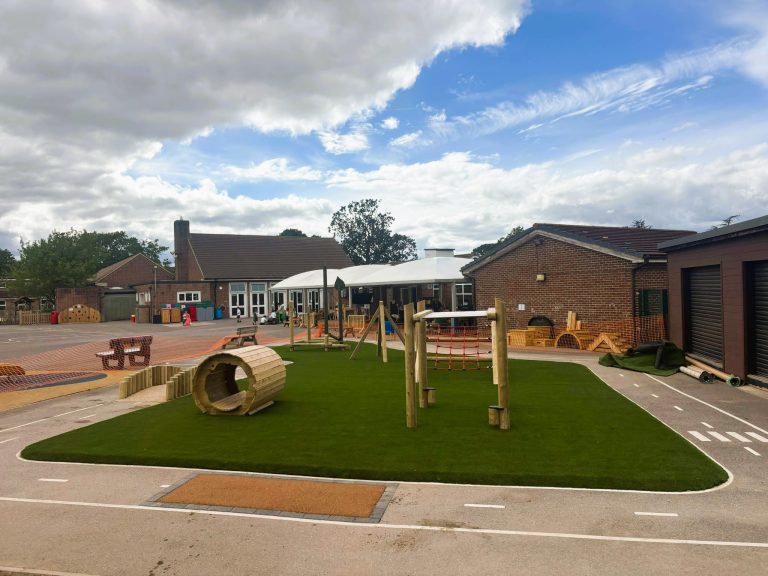 Hinchley Wood School playground after installation, photo 3