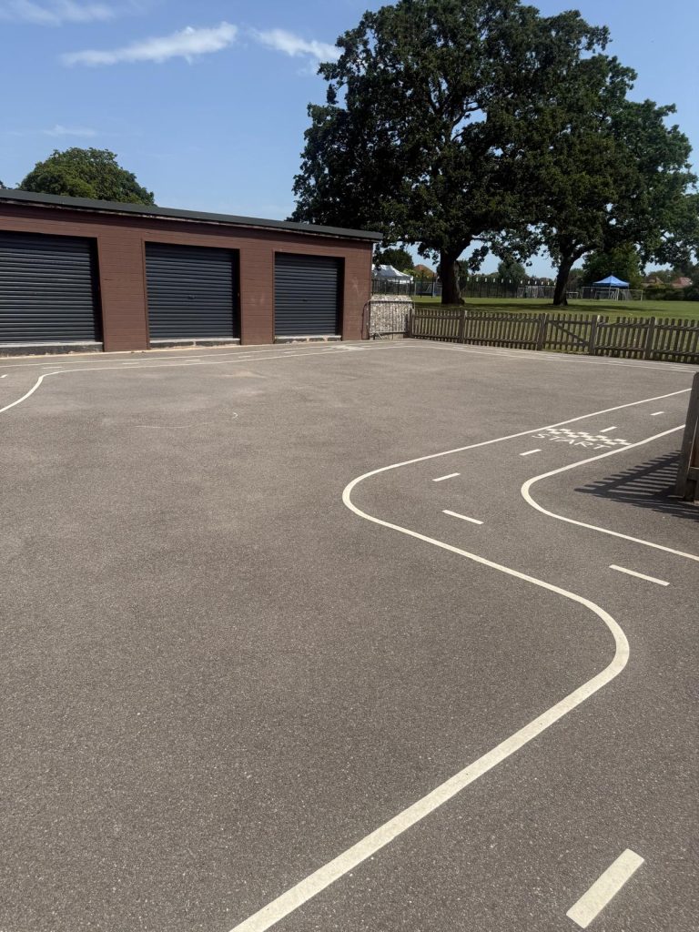 Hinchley Wood School playground before installation, photo 2