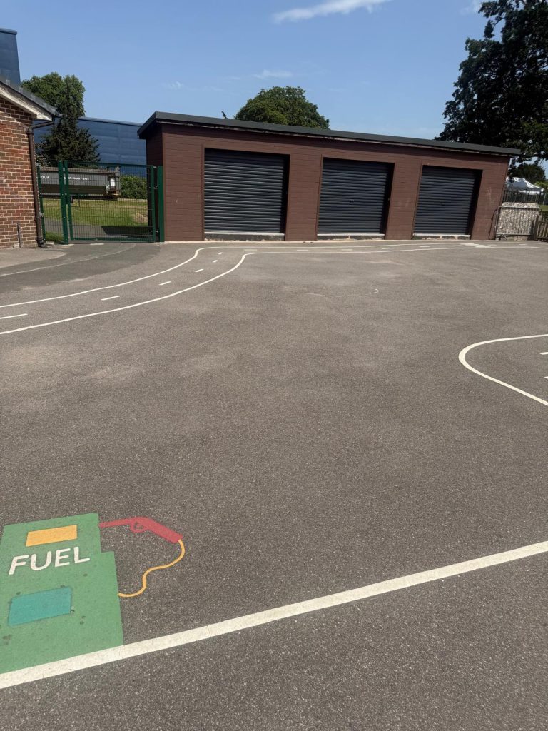 Hinchley Wood School playground before installation, photo 3