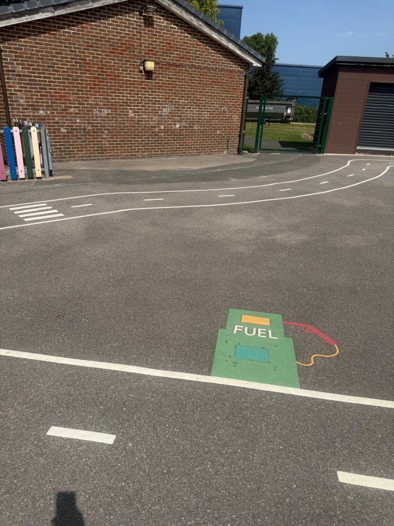 Hinchley Wood School playground before installation, photo 4