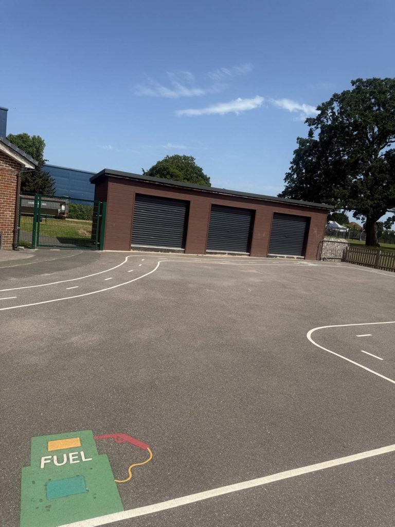 Hinchley Wood School playground before installation, photo 5